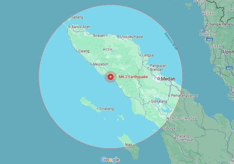Update Terkini: Gempa Bumi Guncang Aceh Barat Daya