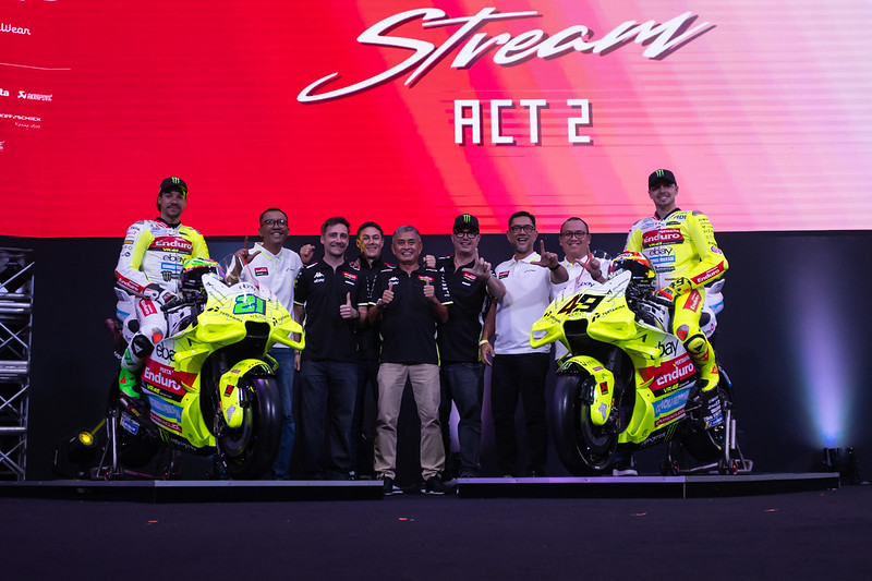 Jakarta Jadi Saksi Peluncuran Livery Baru Tim VR46 Bareng Rossi
