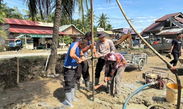 Kapolda Aceh Bangun Sumur, Warga Dapat Air Bersih