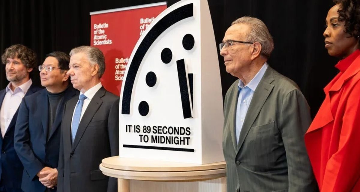 Jam Kiamat Sisa 85 Detik, Ancaman Bencana Global Kian Nyata