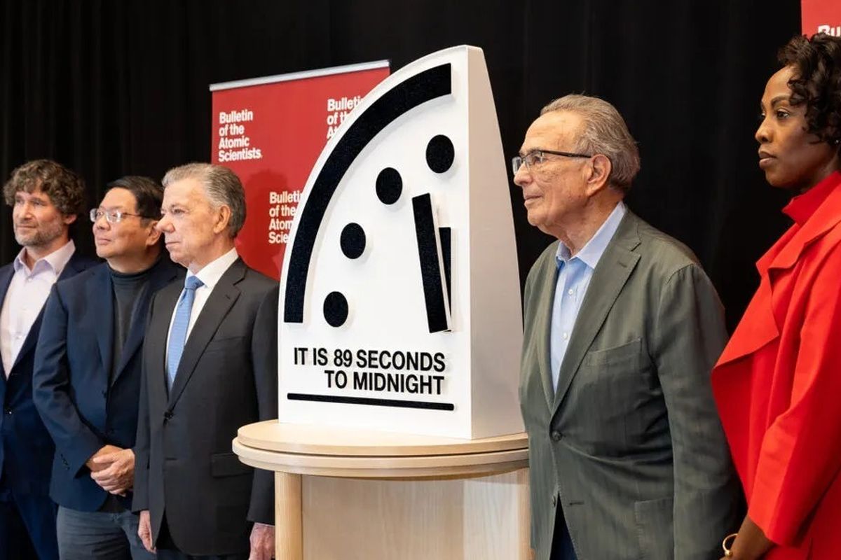 Jam Kiamat Sisa 85 Detik, Ancaman Bencana Global Kian Nyata